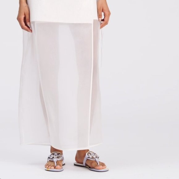 Tory Burch $258 MILLER ENAMEL LOGO SANDAL Spring Lavender Lilac - Picture 2 of 9